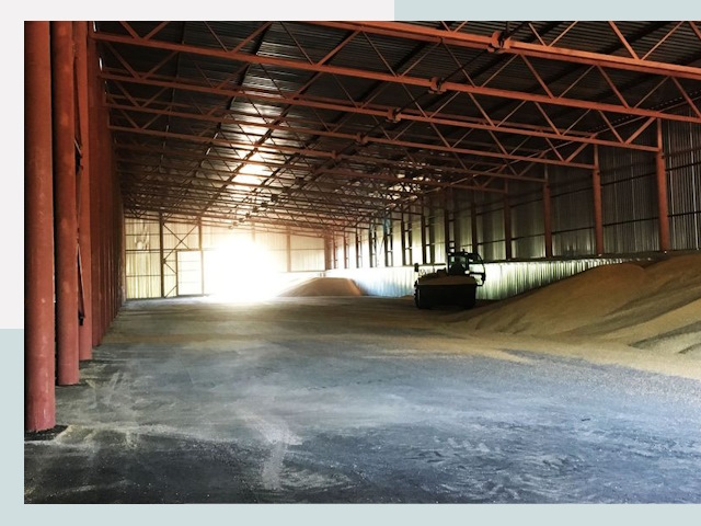 Строительство зернохранилищ в Истре