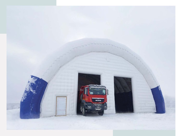 Мобильные ангары в Истре