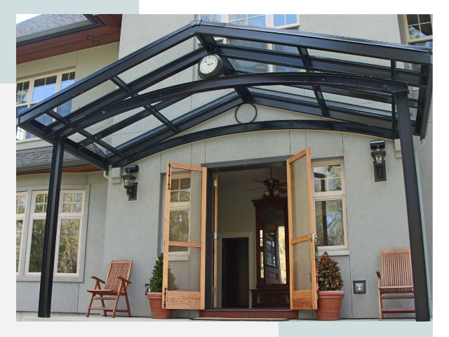 Козырьки металлические в Истре