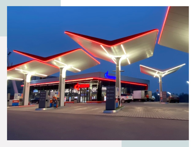 Навесы для АЗС в Истре
