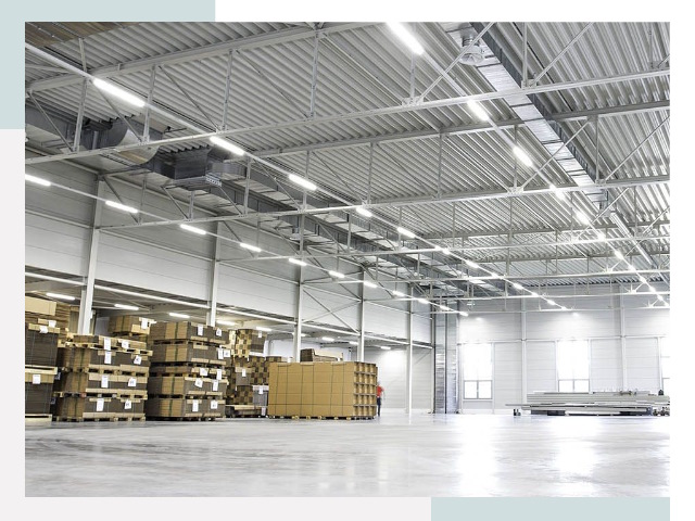 Освещение ангаров в Истре