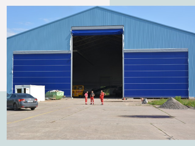 Ангарные ворота в Истра от СтальСтрой-Ста по цене 610 руб.