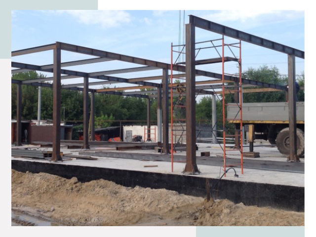 Фундамент для ангаров в Истре