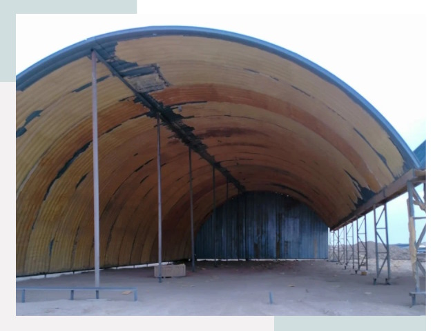 Реконструкция ангаров в Истре