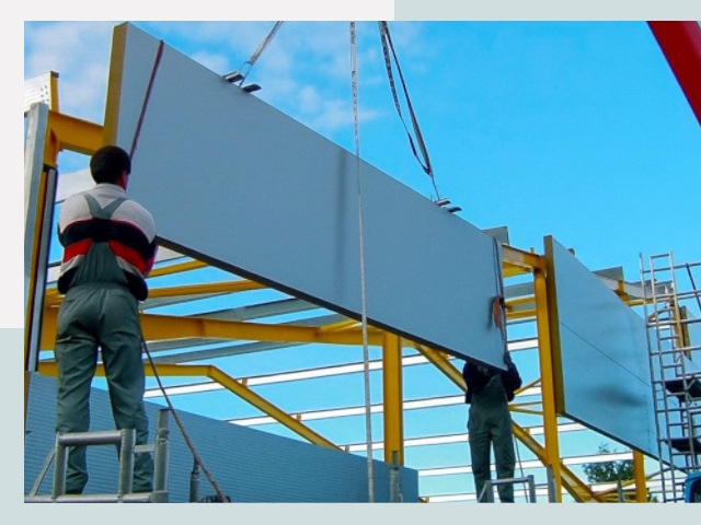 Монтаж сэндвич-панелей в Истре от 610 руб.